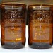 YAVA Glass - Recycled IBC Root Beer Glasses (Set of 2)