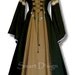 Medieval Garment with Hood Maiden Dress Gothic Size 12 - 16
