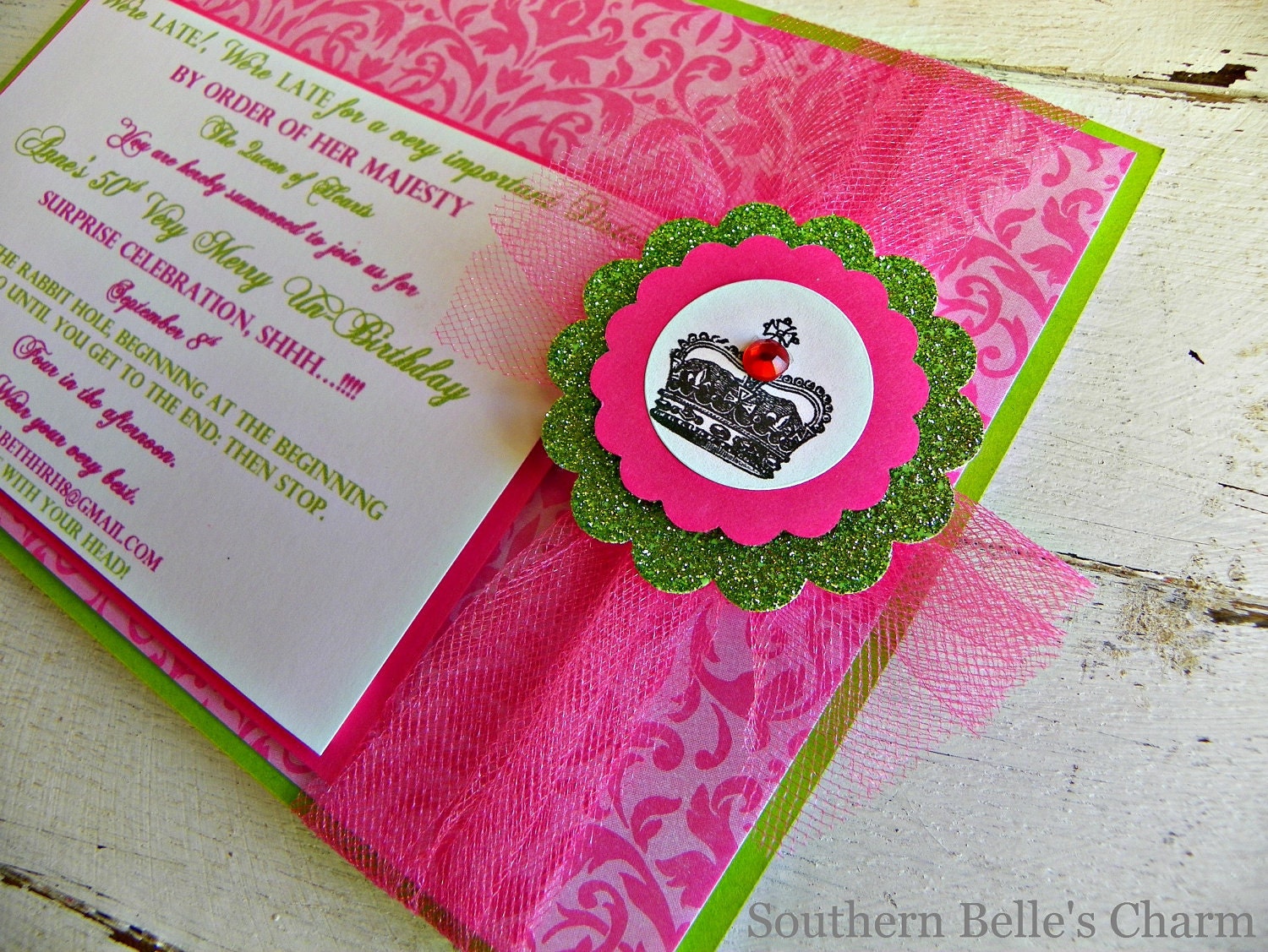 Crown Princess Invitations...Set of 10 invitations Il_170x135