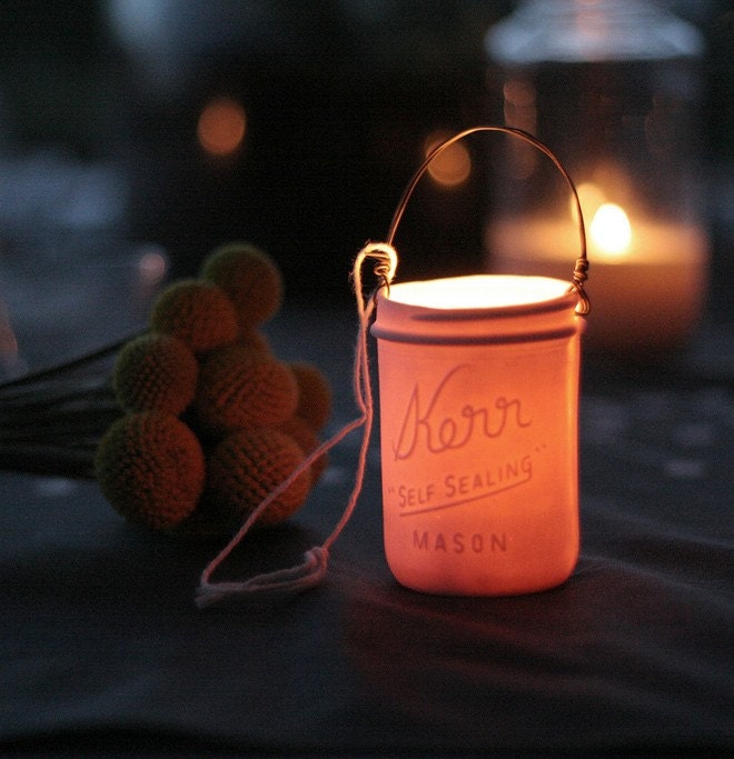 Mason Jar Votive Lantern