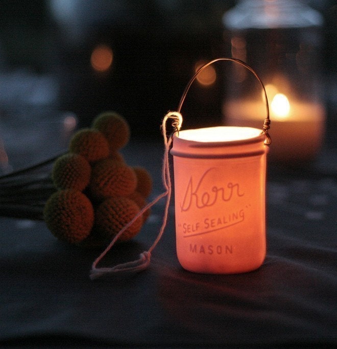 Mason Jar Votive Lantern