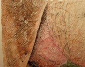 watercolor painting with barnwood frame . . .