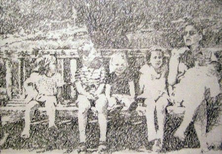 scribble art portait . . .