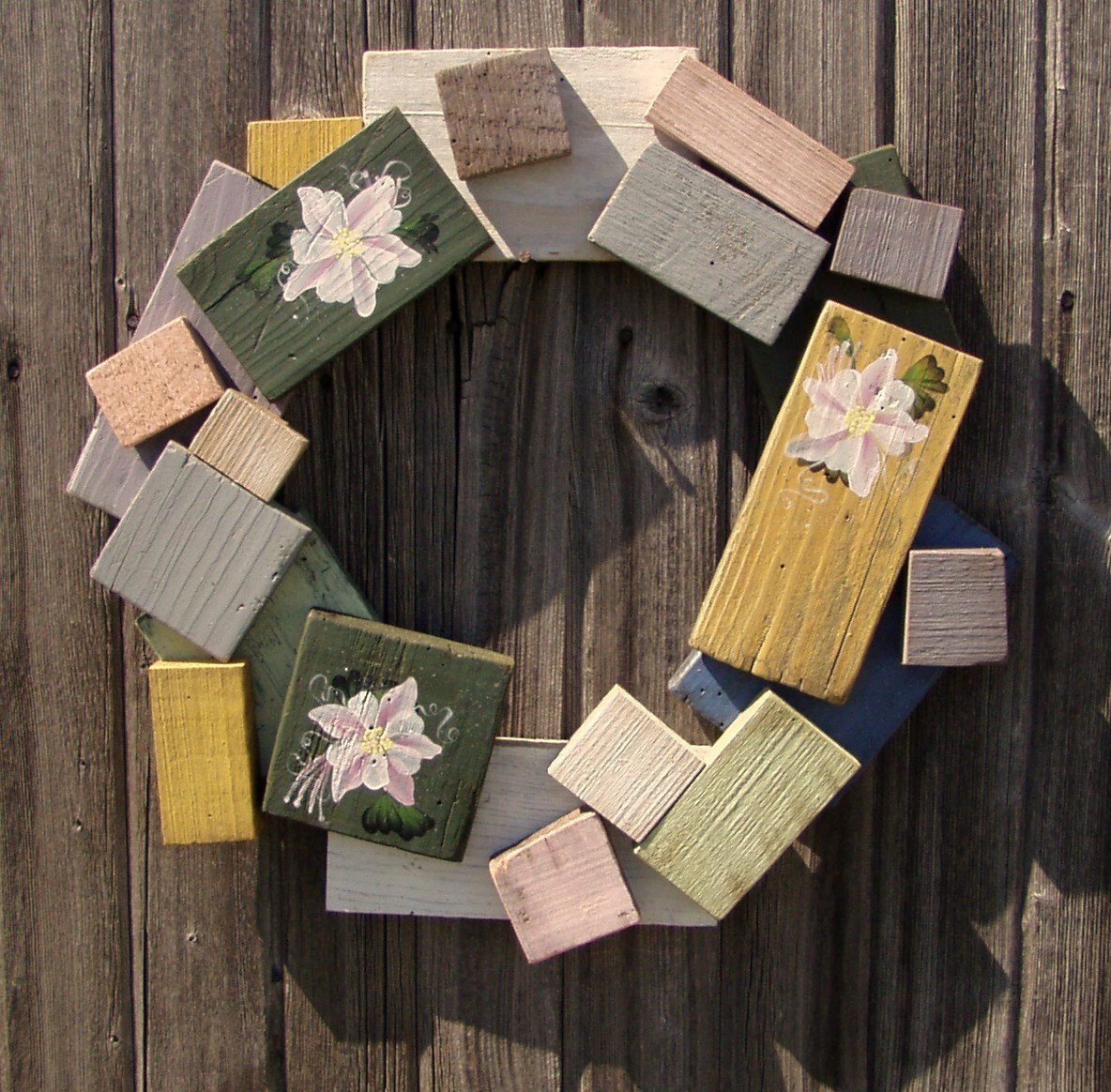 wooden wreath