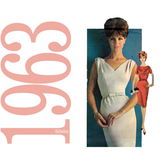 Joan Dress Vintage Pattern - B32 - Advance 3312