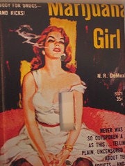 Marijuana Girl Light Switch Cover