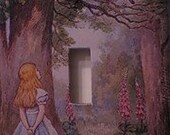 Alice in Wonderland Light Switch Cover