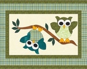 Hoot 'n' Nanny Wallhanging Quilt PDF Pattern by MadCreekDesigns