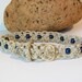 Hemp Chihuahua or Cat Collar with an Upcycled Watch Clasp