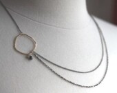 Asymmetrical Diamond Necklace
