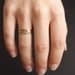 Hammered Gold Stacking Rings - as seen in ELLE and LUCKY Magazine