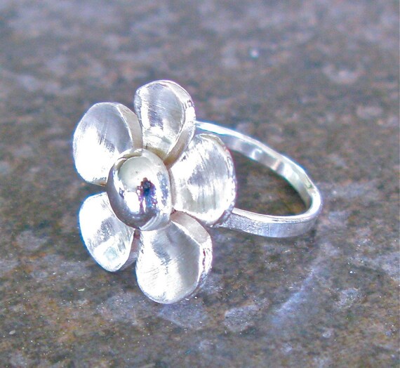 Reduced Price - Flower Power Ring - US size 6
