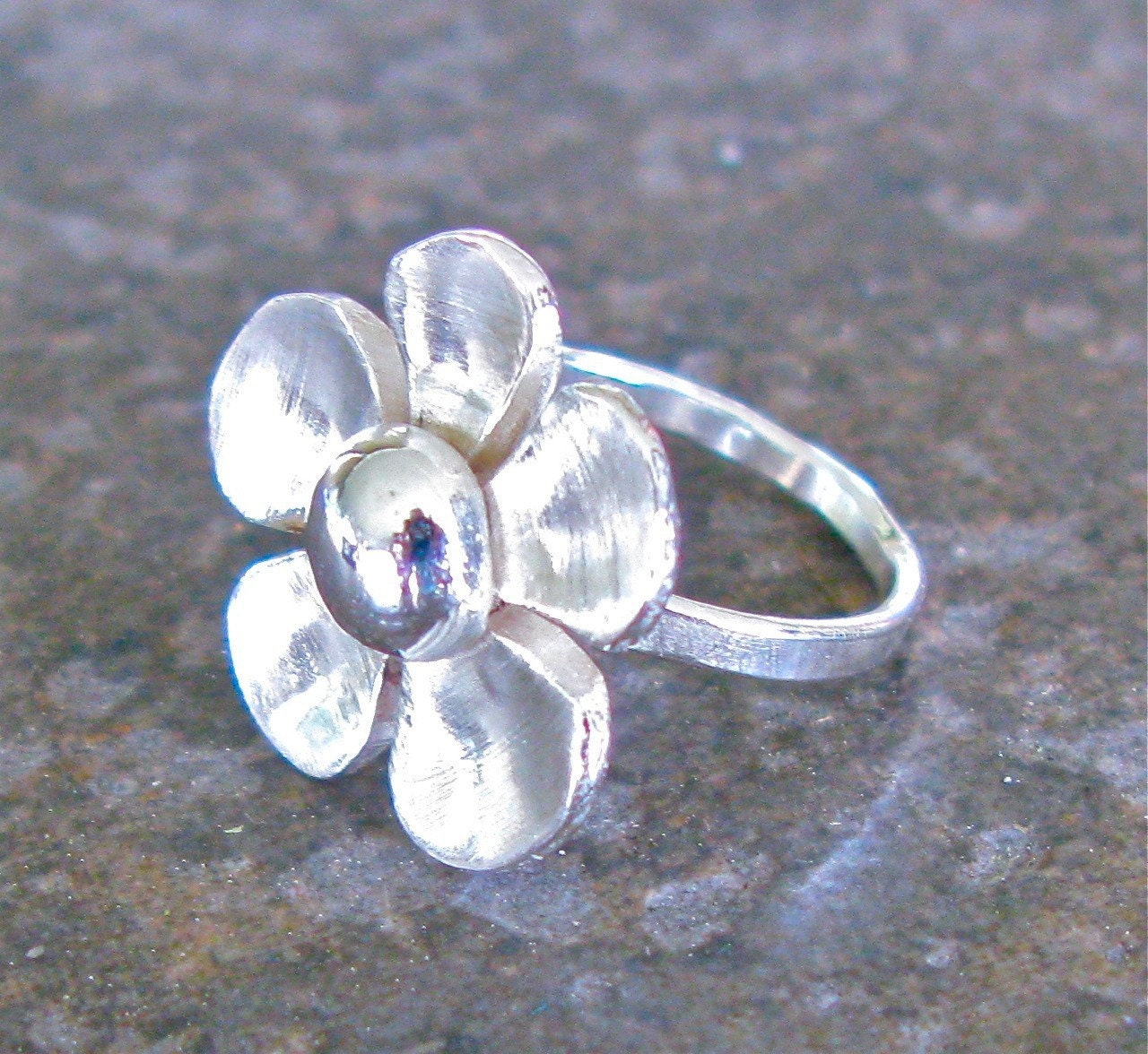 Reduced Price - Flower Power Ring - US size 6