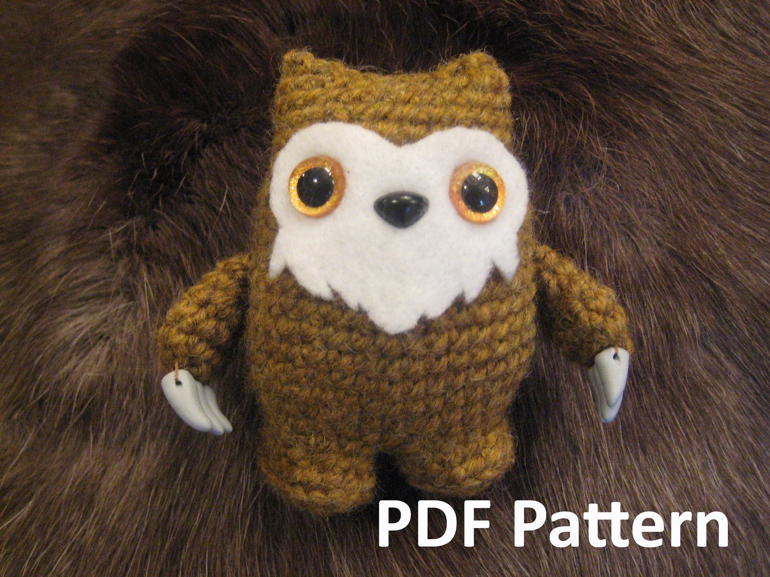 Owl Bear Crochet Amigurumi Pattern