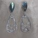 Labradorite Earrings with Sterling Silver Openwork