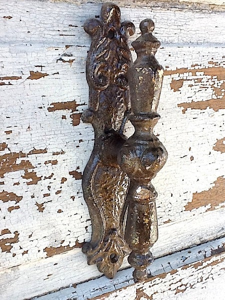 Iron Door Pull, Wall Hook , French Decor