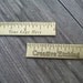Custom etched photographic scale 2 or 3 inch