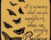 Simply Believe. 12x12 Fine Art Print