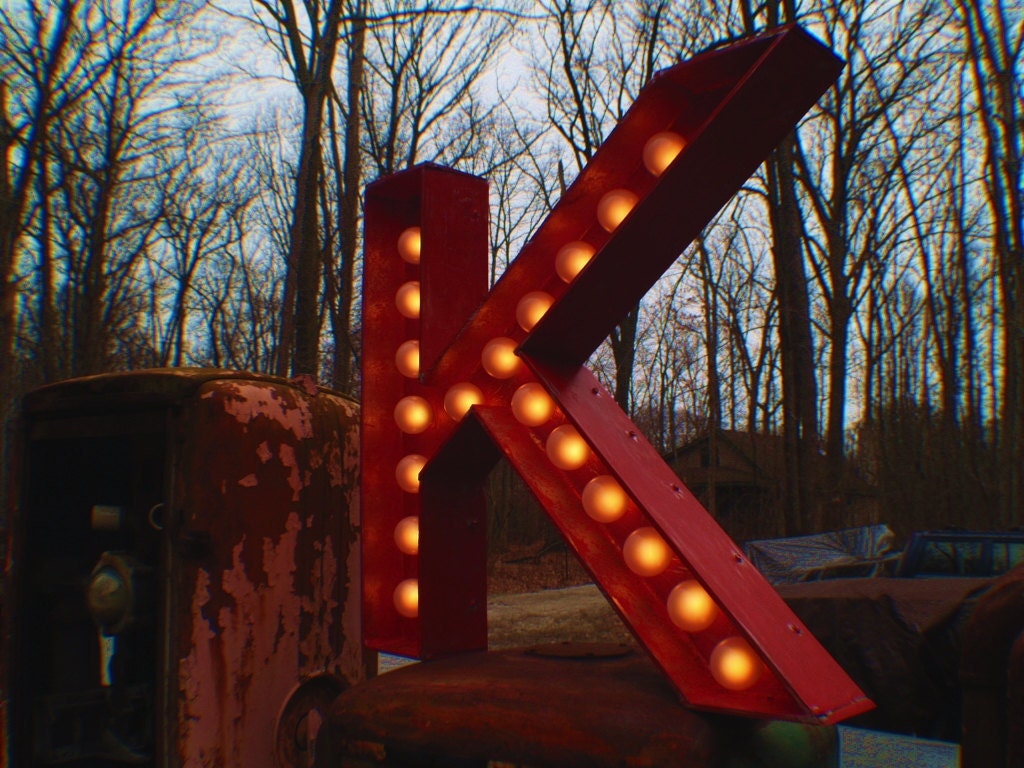 24 X 23 X 4.5 LARGE Movie Theater Vintage Marquee Art Letter Carnival Available