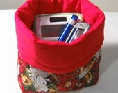 Mini bag -- Christmas Chrysanthemums