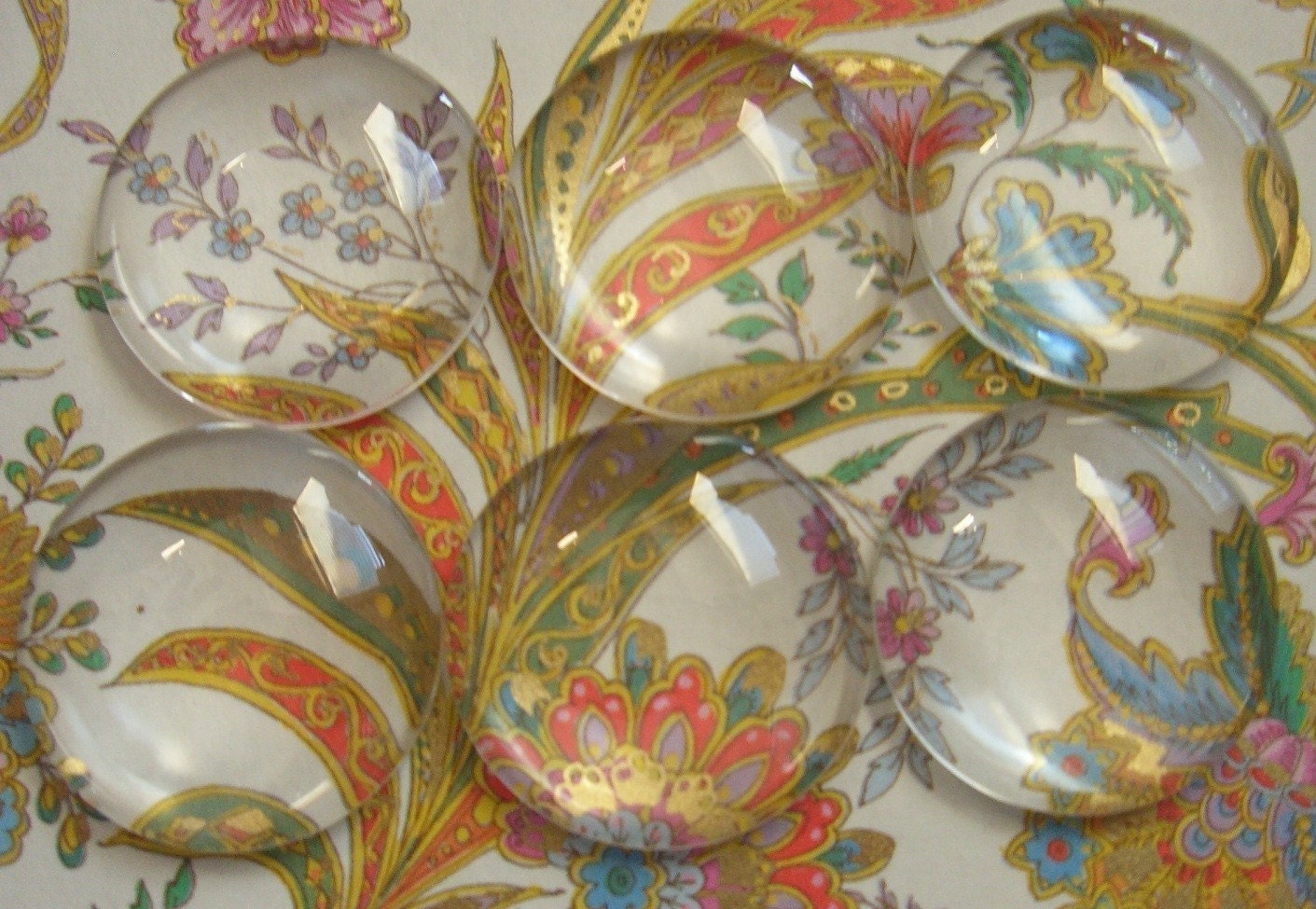 20 Dome 25 mm Glass Circle Cabochon