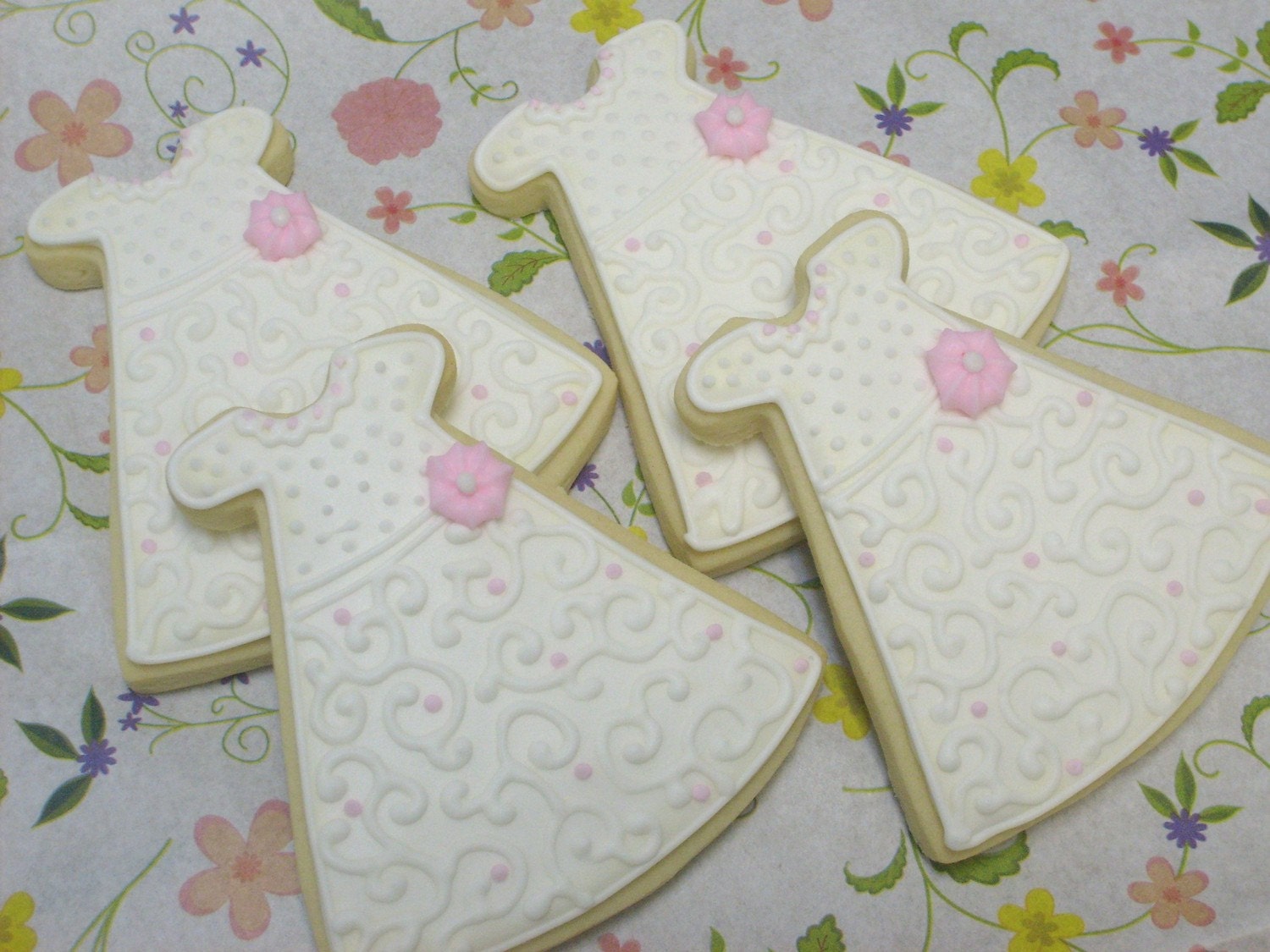 Christening Gown Cookies - 1 Dozen Il_170x135