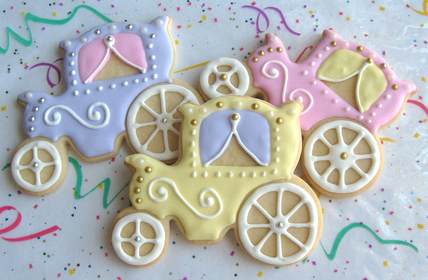 Princess Carriage Cookie Favors - 1 Dozen Il_170x135