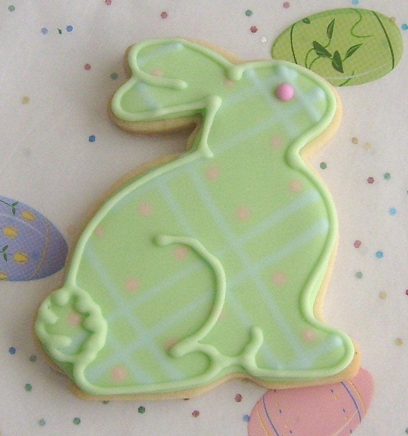 Reserved for Elaine---Bunny Cookies - Easter Cookies - Baby Shower Cookies - 1 Dozen