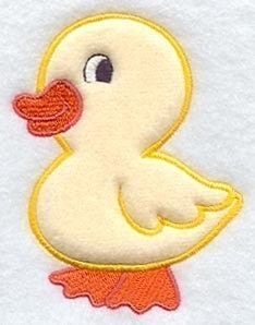 Duck Applique Embroidered Patch Sew Or By Sewluckyembroidery 6560