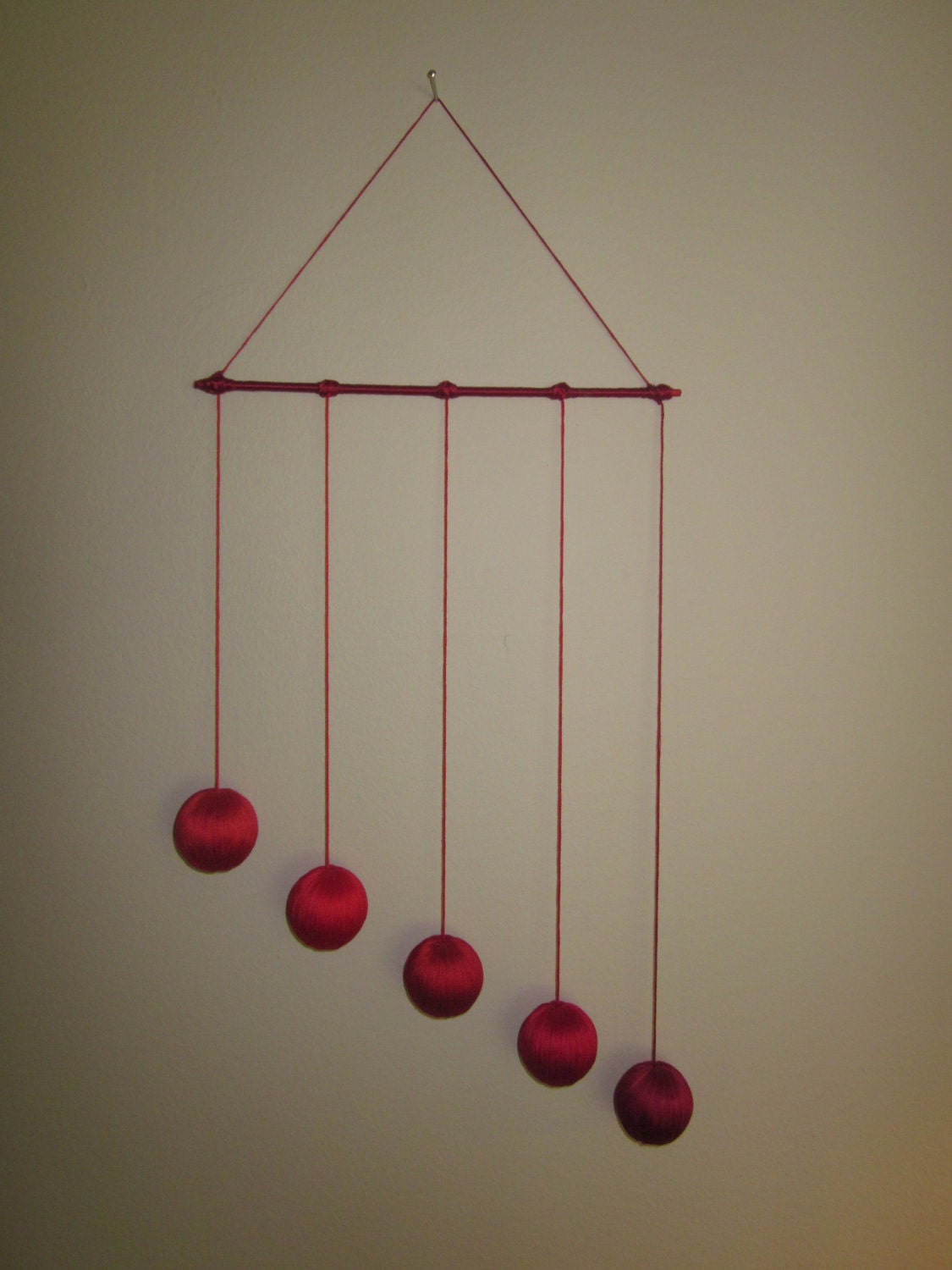 The Gobbi - Montessori Baby Mobile (red)