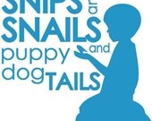 Snips and Snails and Puppy Dog Tails - vinyl wall decal Il_170x135