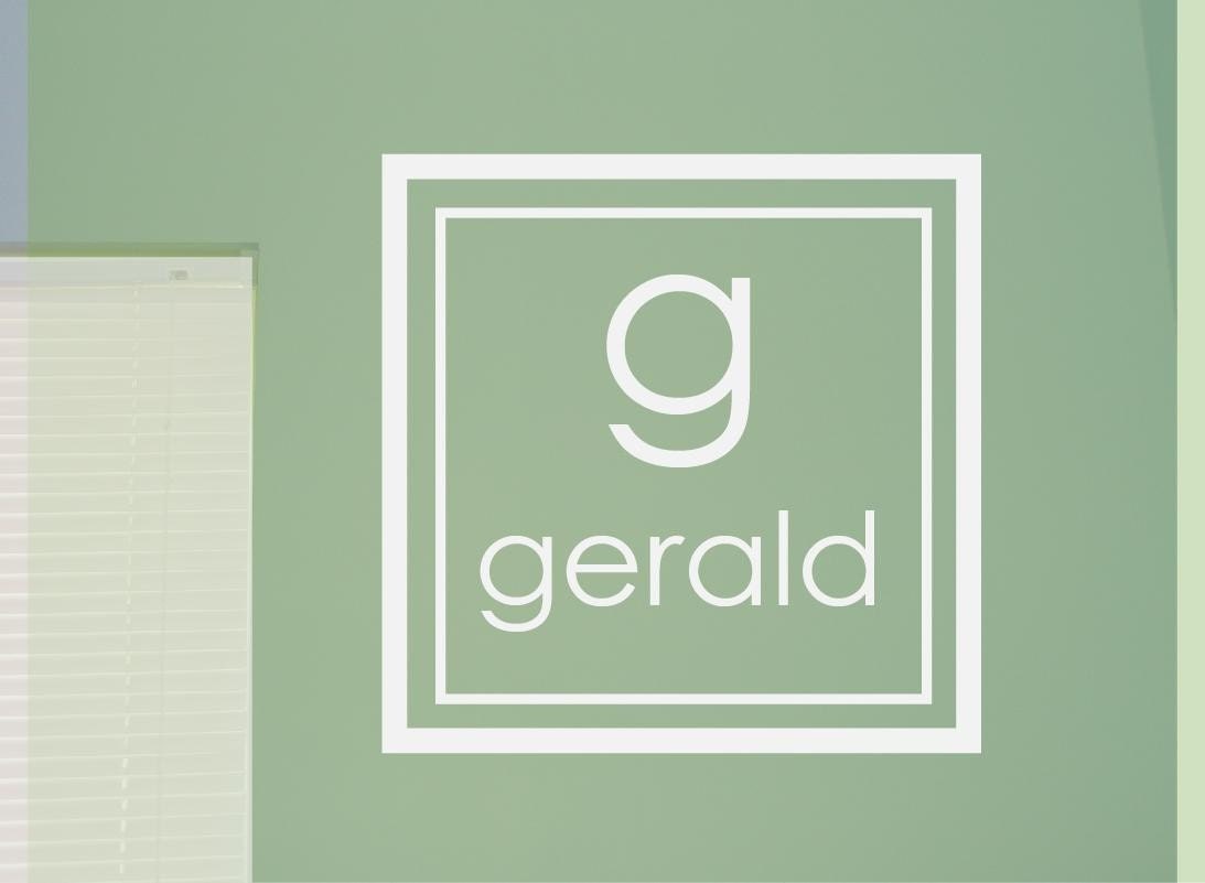 Personalized simple square - vinyl wall decal Il_570xn