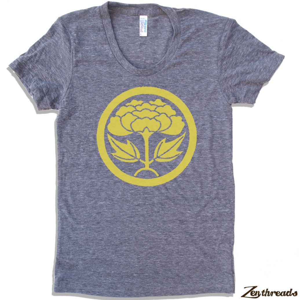 Womens LOTUS FLOWER Logo T Shirt tee american apparel S M L XL (17 Colors Available)