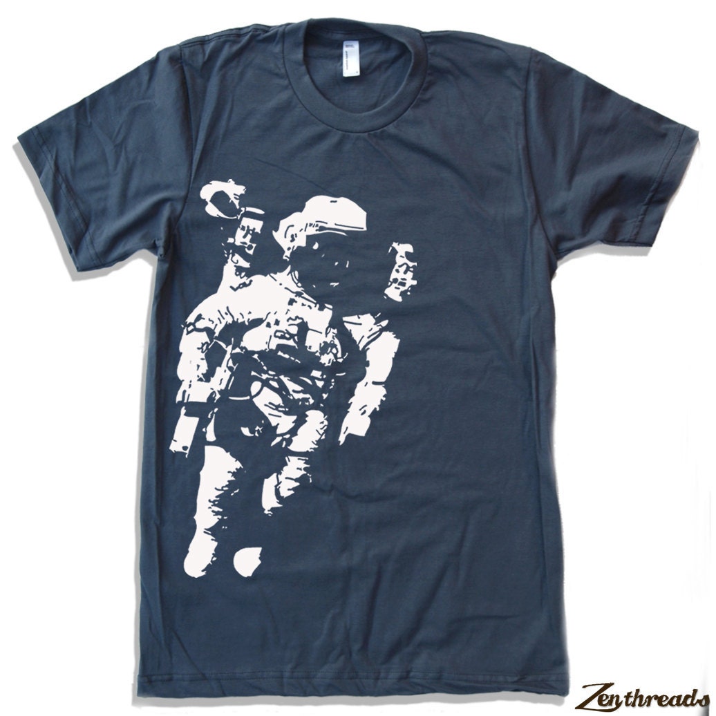 Mens SPACEMAN american apparel T Shirt S M L XL (16 Colos Available)