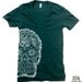 Unisex DAY Of The DEAD 2 Deep V Neck t shirt american apparel XS S M L (11 Color Options)