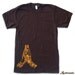 Men's NAMASTE t shirt american apparel S M L X L (17 Colors Available)
