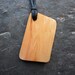Natural Wood Pendant - Willow/Saille - Unique "Secret Sigil" Ogham Design.