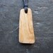 Natural Wood Pendant - Ash/Nion - Unique Ogham "Secret Sigil" Design.