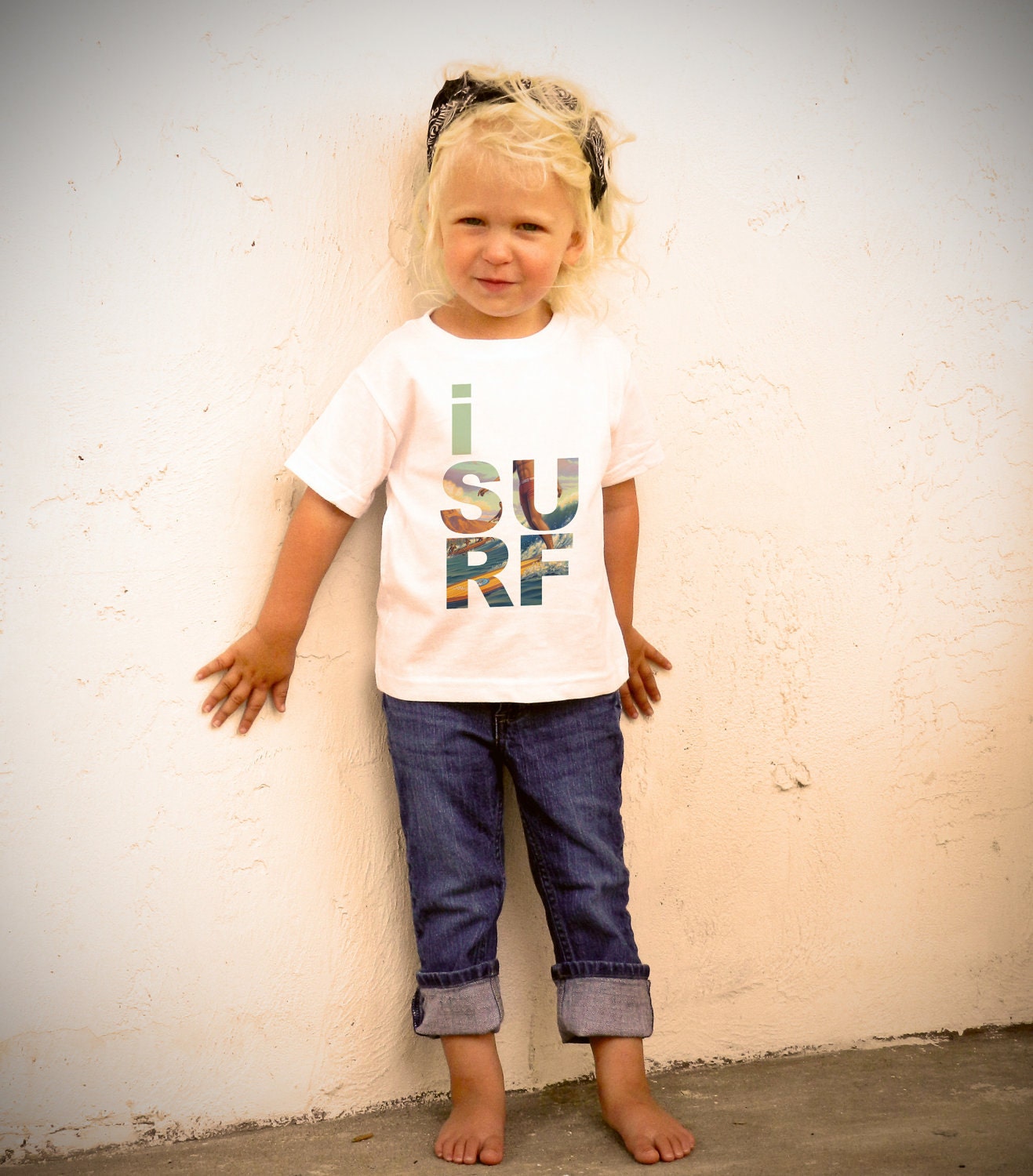 I SURF Toddler T-Shirt From TrulySanctuary, Graphic Tee, Great Birthday Gift Or Party Favor