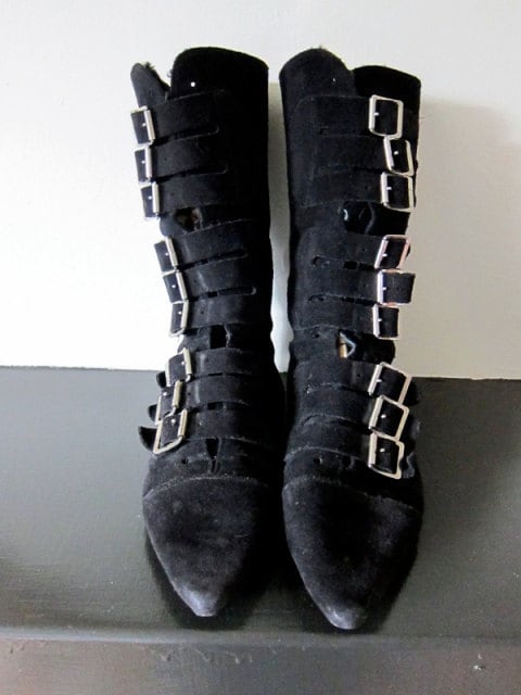 Goth Buckle Boots