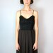 Beautiful Brown Lace Silk Party Dress