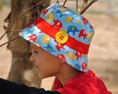 Bucket Hat Pattern PDF Sewing Pattern Boys and Girls Hat Pattern "Scout" Sizes X Small to X Large, Instant Download Digital Pattern