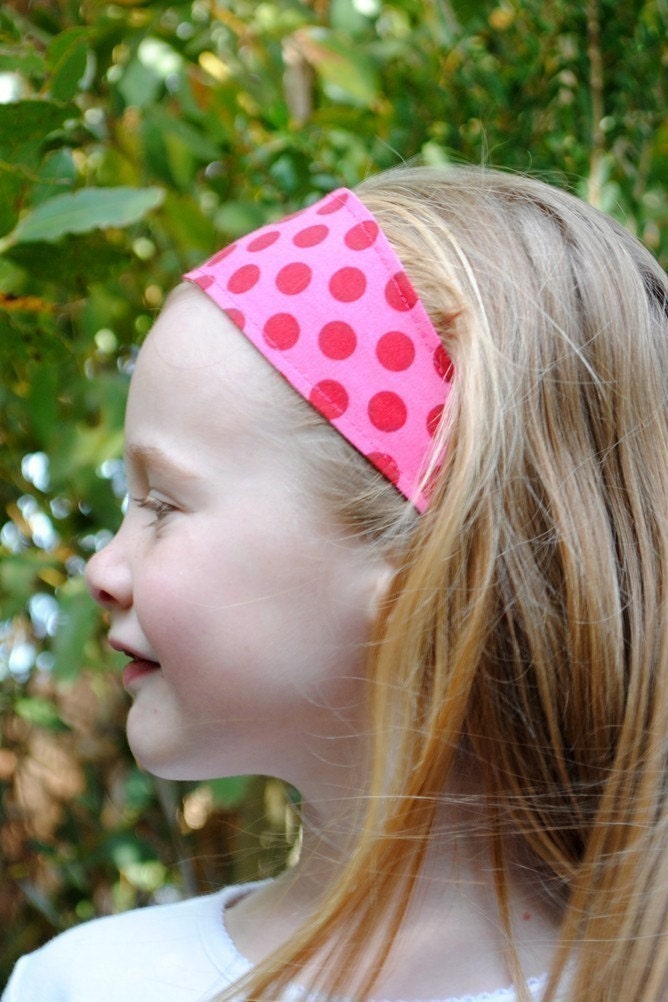 Headband Pattern. PDF Sewing Pattern for Funky Flower Headband, Reversible Cotton Fabric Head Band, Make and Sell, DIY By Angel Lea Designs