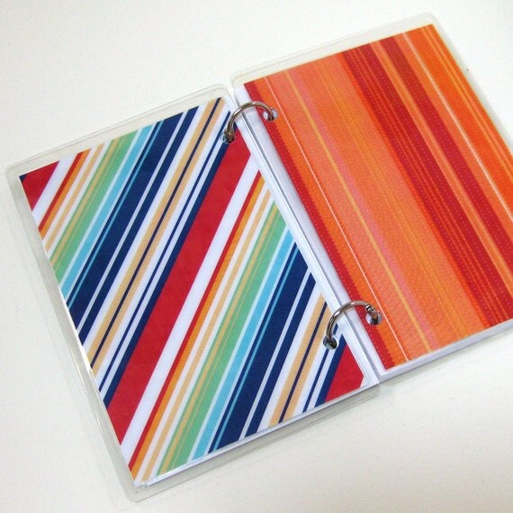4 x 6 Index Card or Note Card Binder Beach Ball by CrownBindery