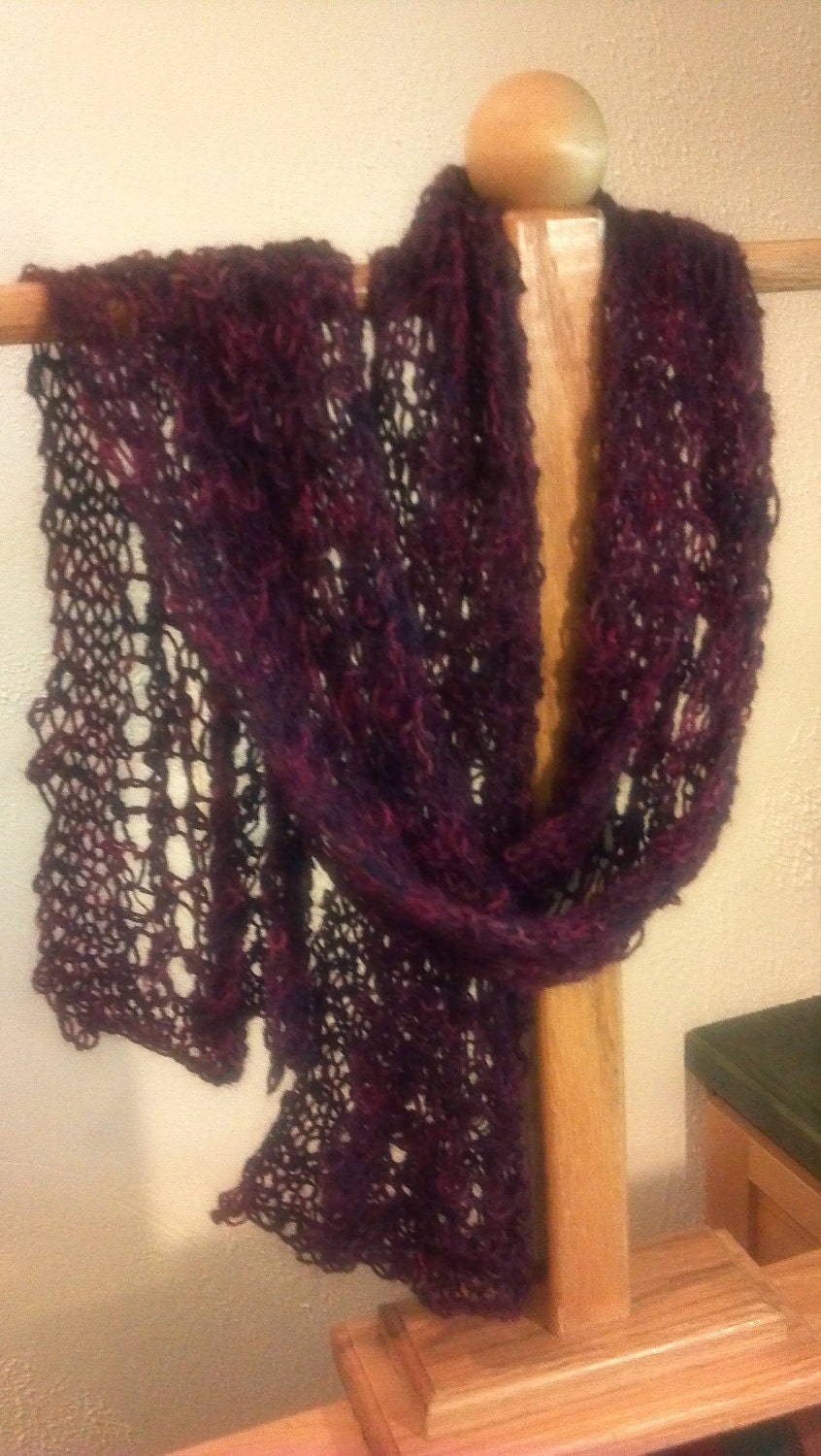 Autumn Lace Scarf Pattern