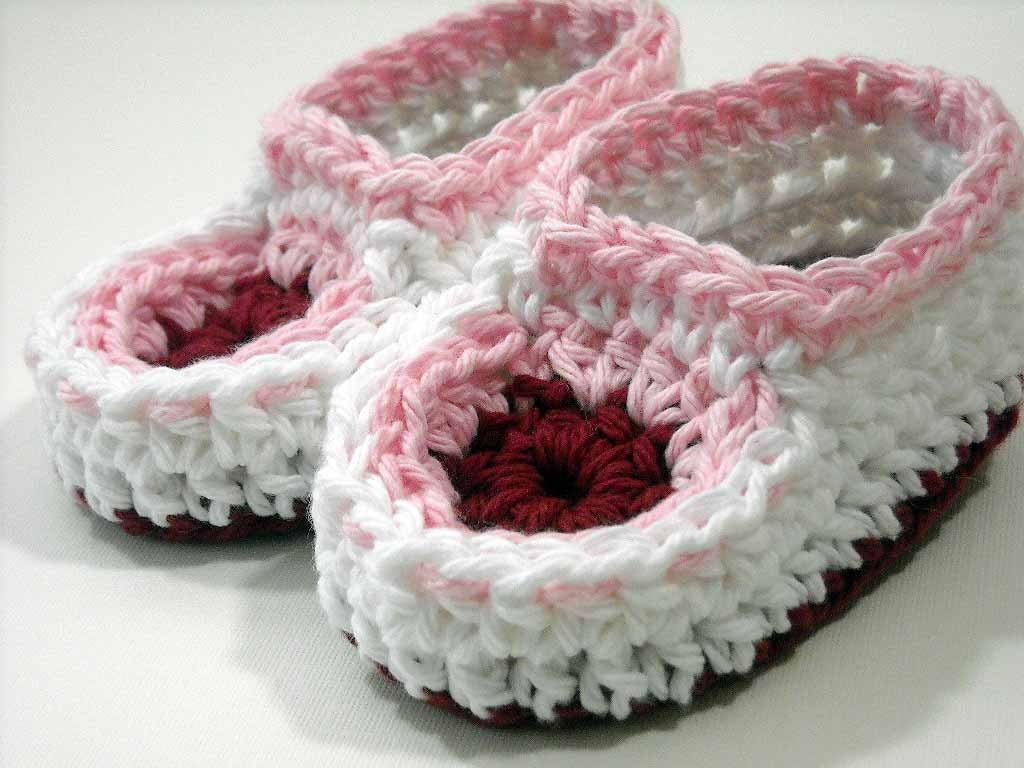 Crochet Baby Mocassins Hippie 70's Style Toddler Booties White Pink Burgundy Other Colors Available