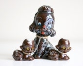 Kitschy Creepy Ceramic Poodles