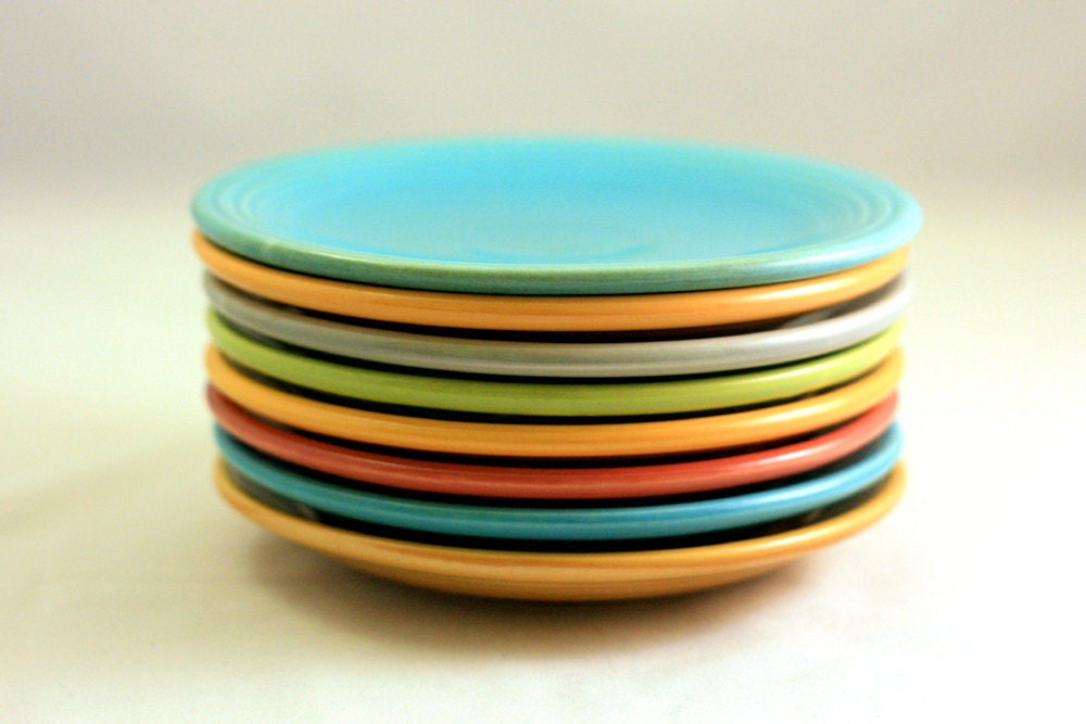 Vintage Collection of Fiestaware Saucers