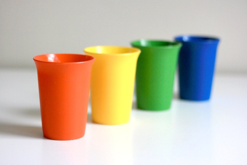 Vintage Tupperware Cups
