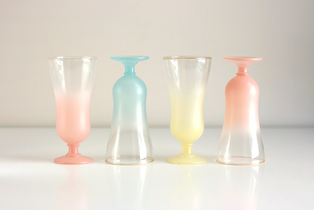 Vintage Blendo Parfait Glasses